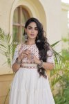 Lw 9346 Cotton With Multi Thread Embroidered Navratri Gown